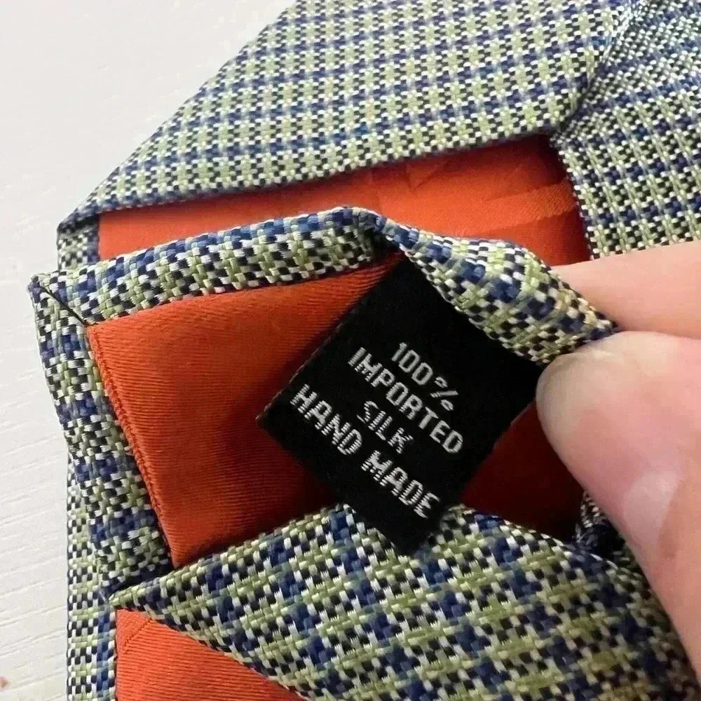 Ben Sherman Tie Unique Blue Green - Picture 4 of 5